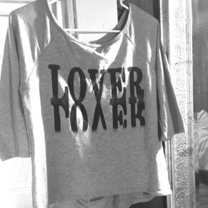 Gray “lover” top❣️